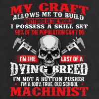 My Craft Allows Me To Build Cnc Machine Operator Machinist Knit Cap Winter Beanie