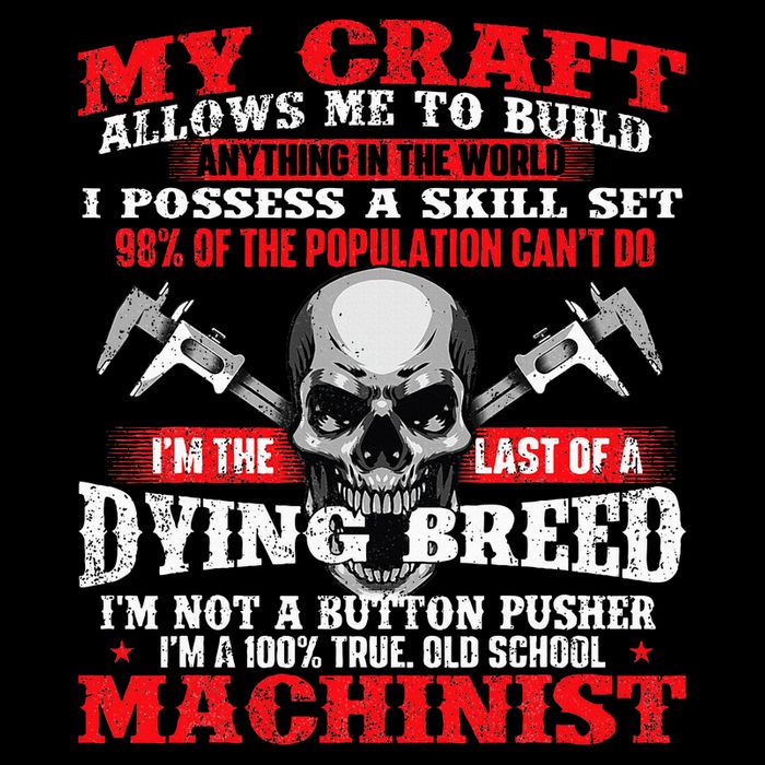 My Craft Allows Me To Build Cnc Machine Operator Machinist Drawstring Bag