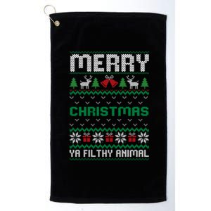 Merry Christmas Animal Filthy Ya For Gift Platinum Collection Golf Towel