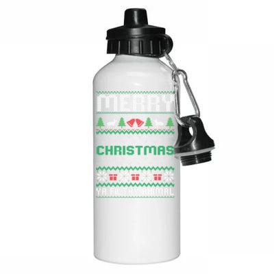 Merry Christmas Animal Filthy Ya For Gift Aluminum Water Bottle