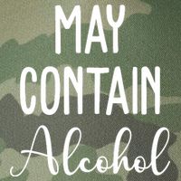 May Contain Alcohol Funny Party Legacy Tie Dye Trucker Hat