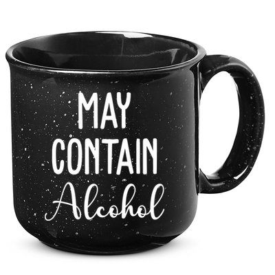 May Contain Alcohol Funny Party 15oz Campfire Ceramic Mug