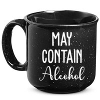 May Contain Alcohol Funny Party 15oz Campfire Ceramic Mug