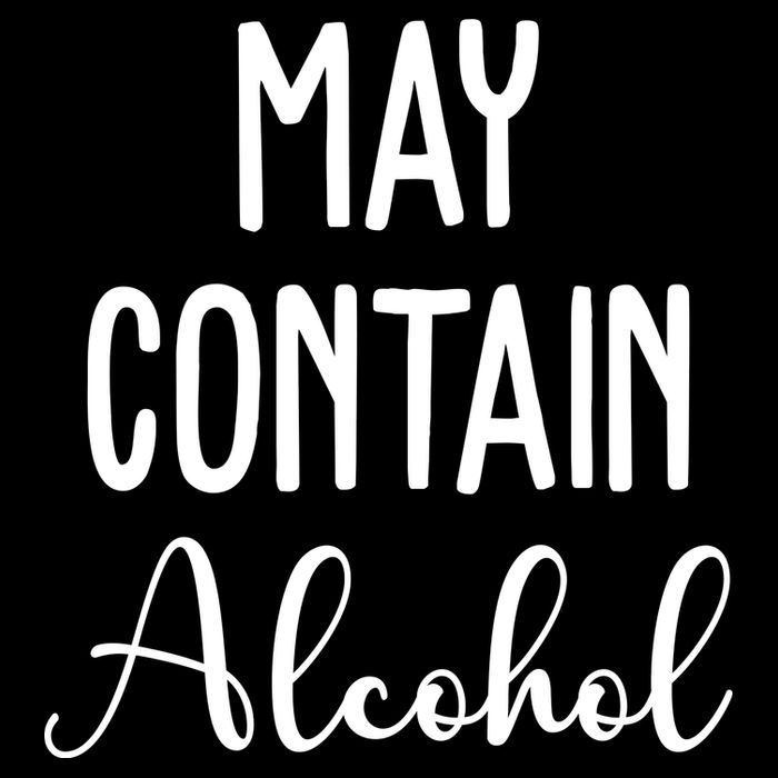May Contain Alcohol Funny Party Poster