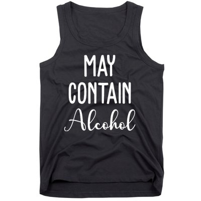 May Contain Alcohol Funny Party Tank Top