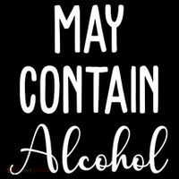 May Contain Alcohol Funny Party Tank Top