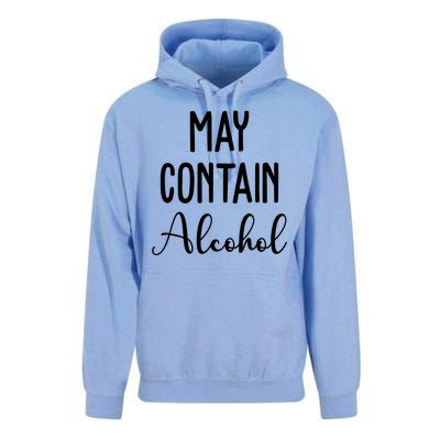 May Contain Alcohol Funny Party Unisex Surf Hoodie