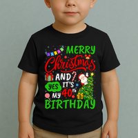 Merry Christmas And Yes ItS My 40th Birthday Christmas Toddler T-Shirt