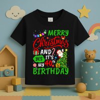 Merry Christmas And Yes ItS My 40th Birthday Christmas Toddler T-Shirt