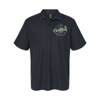 May Contain Alcohol Funny Saint Paddy's St Patrick's Day Softstyle Adult Sport Polo