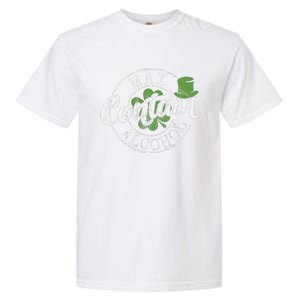 May Contain Alcohol Funny Saint Paddy's St Patrick's Day Garment-Dyed Heavyweight T-Shirt