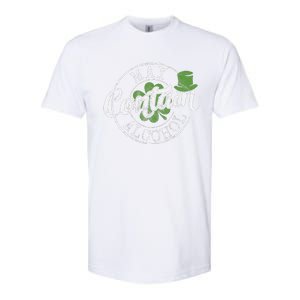 May Contain Alcohol Funny Saint Paddy's St Patrick's Day Softstyle CVC T-Shirt