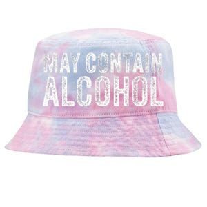 May Contain Alcohol Drinking Beer Tasting Funny Tie-Dyed Bucket Hat