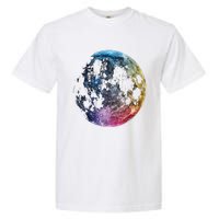 Moon Colored Art Graphic Artwork Motif Moon Garment-Dyed Heavyweight T-Shirt