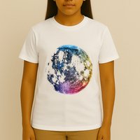 Moon Colored Art Graphic Artwork Motif Moon T-Shirt