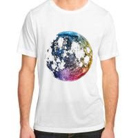 Moon Colored Art Graphic Artwork Motif Moon Adult ChromaSoft Performance T-Shirt