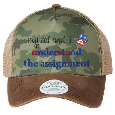 My Cat And I Understand The Assignment Legacy Tie Dye Trucker Hat