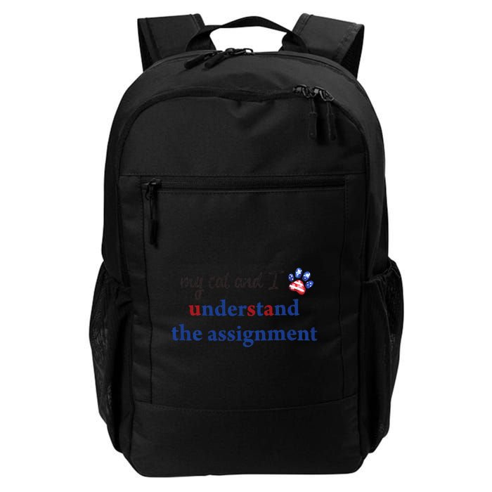 My Cat And I Understand The Assignment Backpack