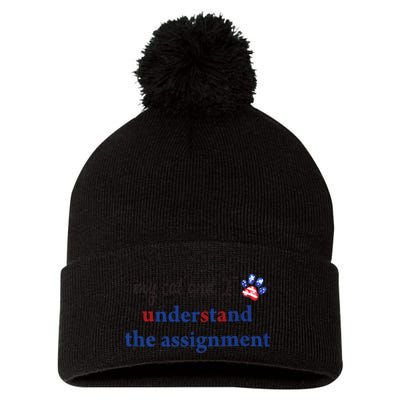 My Cat And I Understand The Assignment Pom Pom 12in Knit Beanie