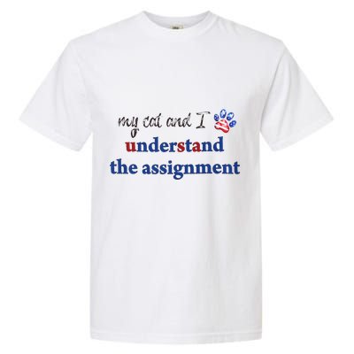 My Cat And I Understand The Assignment Garment-Dyed Heavyweight T-Shirt
