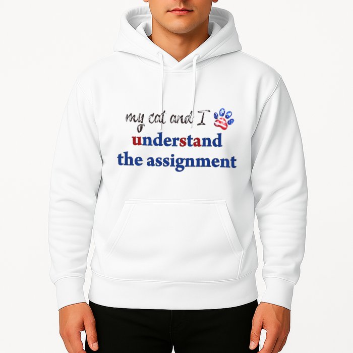My Cat And I Understand The Assignment Hoodie