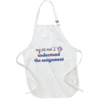 My Cat And I Understand The Assignment Apron
