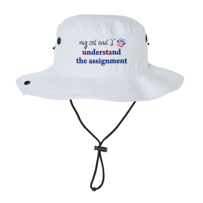 My Cat And I Understand The Assignment Bucket Hat