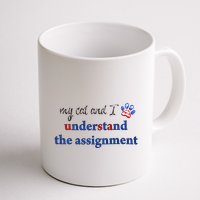 My Cat And I Understand The Assignment Mug