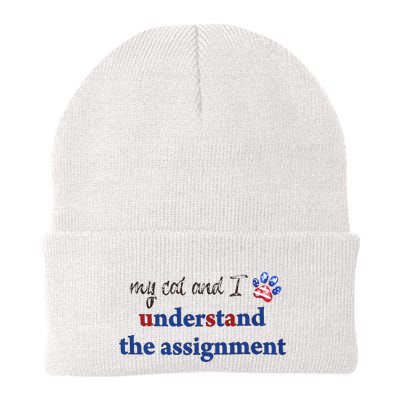 My Cat And I Understand The Assignment Beanie