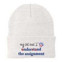 My Cat And I Understand The Assignment Beanie