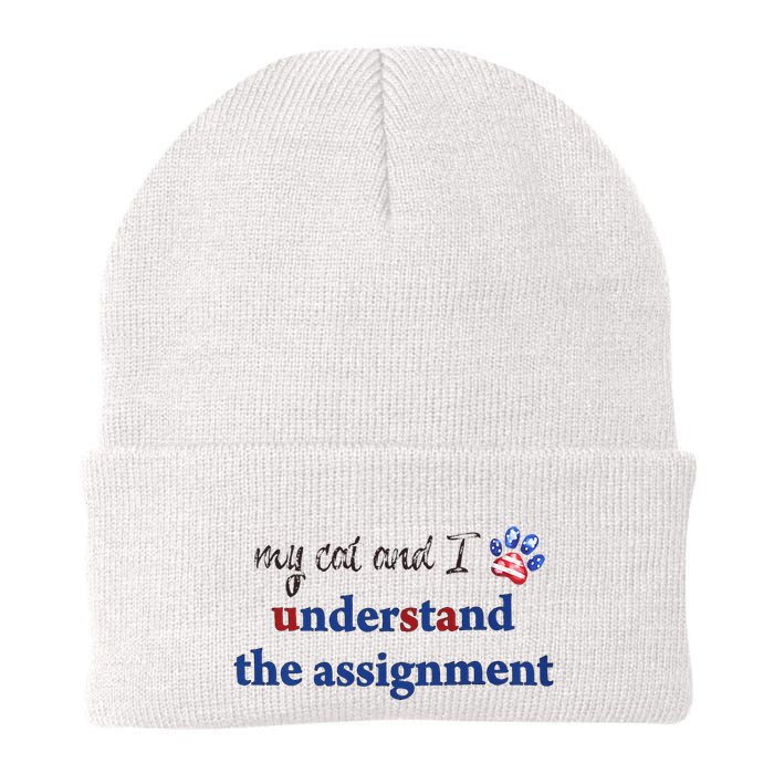 My Cat And I Understand The Assignment Beanie