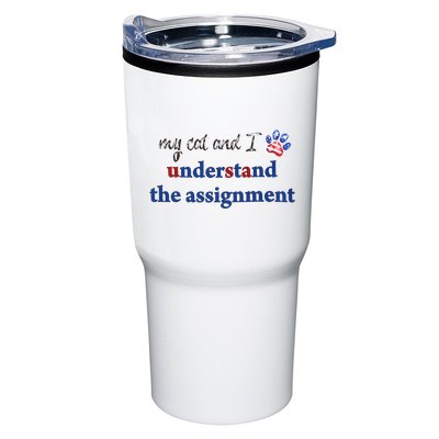 My Cat And I Understand The Assignment Tumbler