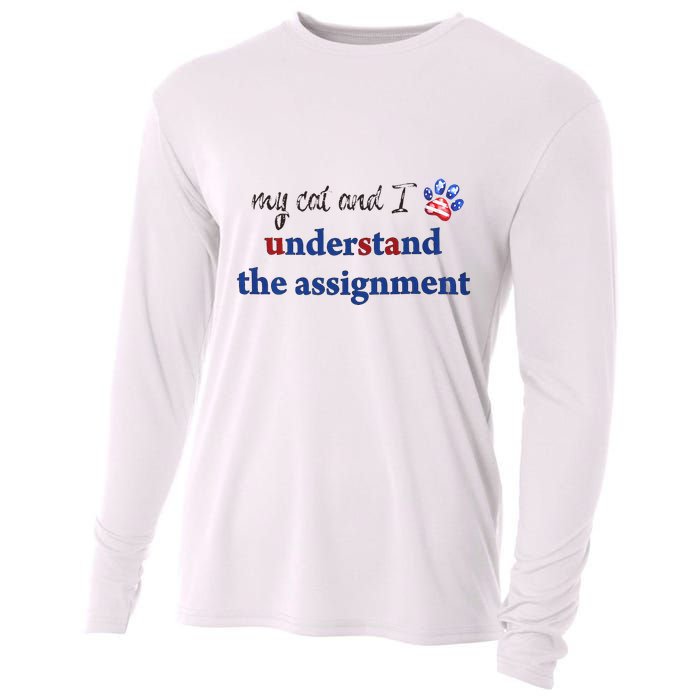 My Cat And I Understand The Assignment Cooling Performance Long Sleeve Crew