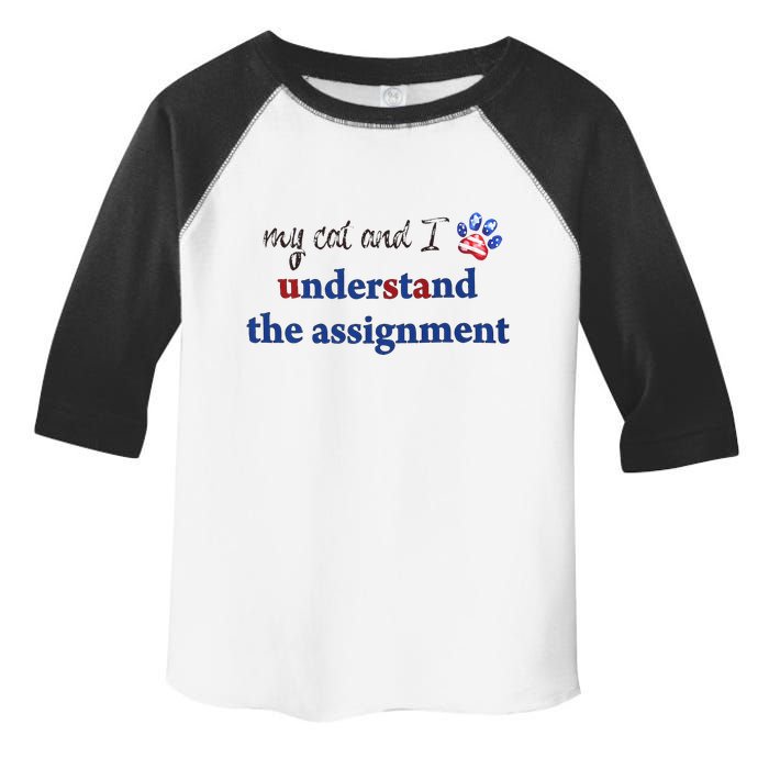 My Cat And I Understand The Assignment Toddler Fine Jersey T-Shirt