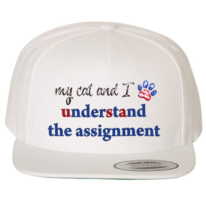 My Cat And I Understand The Assignment Wool Snapback Cap