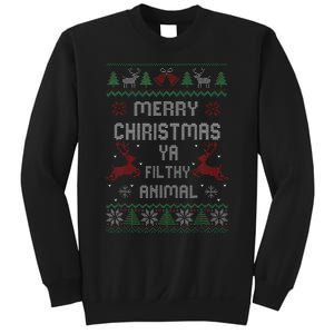 Merry Christmas Animal Filthy Ya Xmas Pajama  Sweatshirt