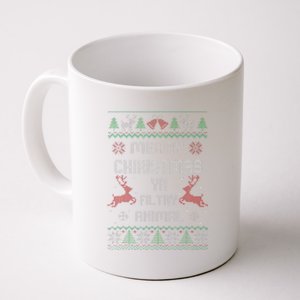 Merry Christmas Animal Filthy Ya Xmas Pajama  Coffee Mug