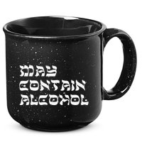 May Contain Alcohol Funny Warning Happy Purim Costume Party 15oz Campfire Ceramic Mug