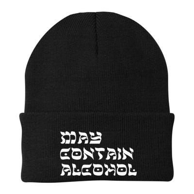May Contain Alcohol Funny Warning Happy Purim Costume Party Beanie