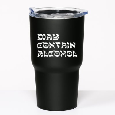 May Contain Alcohol Funny Warning Happy Purim Costume Party Tumbler