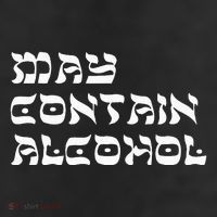 May Contain Alcohol Funny Warning Happy Purim Costume Party 25L Jumbo Tote