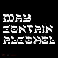 May Contain Alcohol Funny Warning Happy Purim Costume Party Women's V-Neck T-Shirt