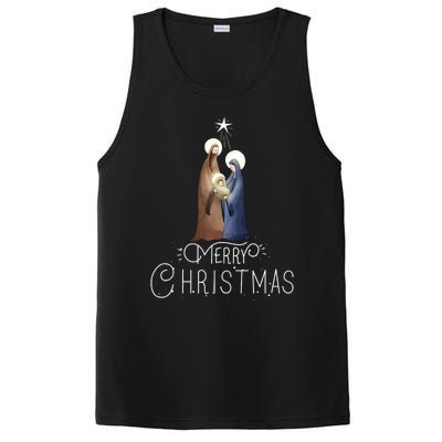 Merry Christmas Advent Nativity Scene North Star PosiCharge Competitor Tank