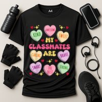 My Classmates Are Valentines Day Candy Positive Hearts Performance Shirt