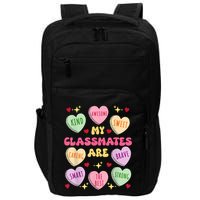 My Classmates Are Valentines Day Candy Positive Hearts Impact Tech Backpack