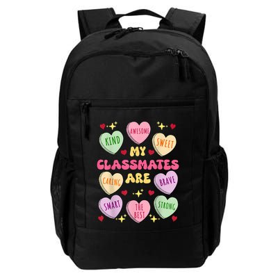 My Classmates Are Valentines Day Candy Positive Hearts Backpack