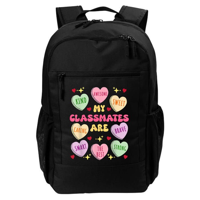 My Classmates Are Valentines Day Candy Positive Hearts Backpack