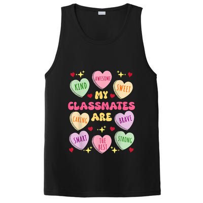 My Classmates Are Valentines Day Candy Positive Hearts PosiCharge Competitor Tank