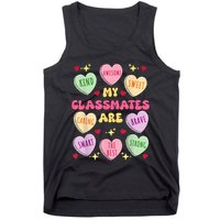 My Classmates Are Valentines Day Candy Positive Hearts Tank Top