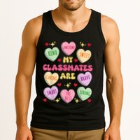 My Classmates Are Valentines Day Candy Positive Hearts Tank Top